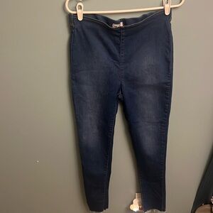 Free people women’s high waisted stretchy(cotton polyester & spandex) pants W31